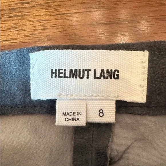 Helmut Lang Real Suede Leggings | Stretch Leather Pants | Designer Luxury - Picture 7 of 11